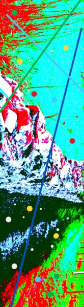 Fotografia intitolato "ORGANIC COLOR TEN" da Patrick Hesnard, Opera d'arte originale, Fotografia digitale