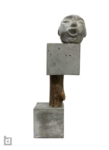 雕塑 标题为“STITTI BRUTALIST HE…” 由Paolo Castagna (Brutalist Design), 原创艺术品, 混凝土