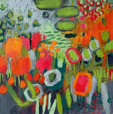 Картина под названием "ACRYLIC ABSTRACT PA…" - Tetiana Lukianchenko, Подлинное произведение искусства, Акрил