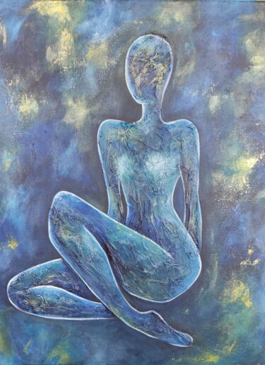 Harmonie Peinture intitulée "Harmonie" par Sandrine Guillem, Œuvre d'art originale, Acrylique Monté sur Châssis en bois
