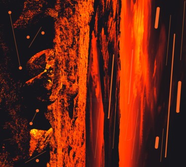 Fotografía titulada "ORGANIC COLOR FOURT…" por Patrick Hesnard, Obra de arte original, Fotografía digital
