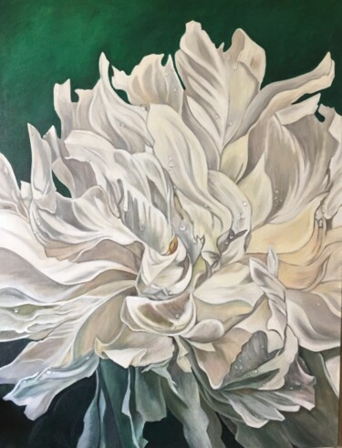 Painting titled "Картина маслом на х…" by Evgenia Duvakina, Original Artwork, Oil