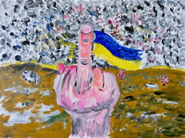 Pittura intitolato "In medio stat virtus" da Mario Pratesi, Opera d'arte originale, Olio Montato su Cartone