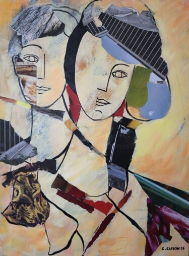 Peinture intitulée "Les années folles" par Gérard Capron (G.CAPRON), Œuvre d'art originale, Acrylique