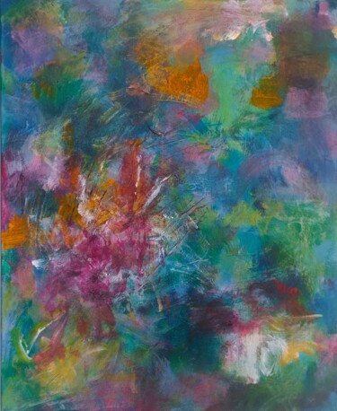 제목이 "Faune"인 미술작품 Alyssa Pasquier로, 원작, 아크릴 나무 들것 프레임에 장착됨