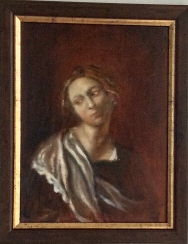 绘画 标题为“Oil study” 由Erika Von Gaal, 原创艺术品, 油 安装在纸板上