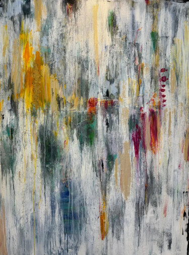 Painting titled "Effect of music in…" by Sohni Rakshit, Original Artwork, Acrylic Mounted on Other rigid panel