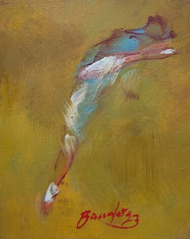 "Ballerina" başlıklı Tablo Slobodan Ivankovic (Baudo) tarafından, Orijinal sanat, Petrol