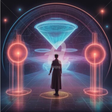 Digital Arts titled "Transworlds Quantum…" by Eduardo Vidal, Original Artwork, AI generated image