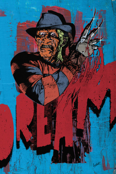数字艺术 标题为“Freddy Krueger | Dr…” 由Achab, 原创艺术品, 2D数字工作
