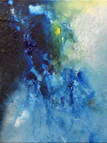 Peinture intitulée "Espace 2, I.M. Zao…" par Nelly Carnet, Œuvre d'art originale, Acrylique Monté sur Châssis en bois