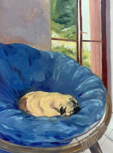 绘画 标题为“L’heure de la sieste” 由Marina Semenova, 原创艺术品, 油