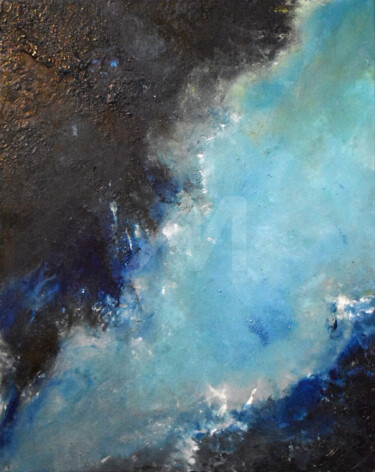 Peinture intitulée "Espace 3, I.M. Zao…" par Nelly Carnet, Œuvre d'art originale, Acrylique Monté sur Châssis en bois