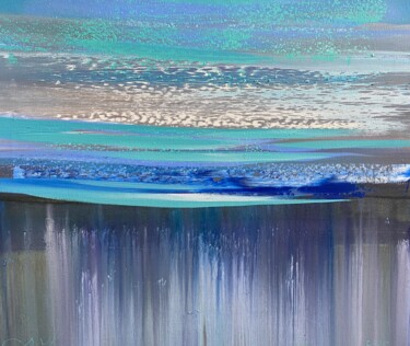 제목이 "Subjective landscap…"인 미술작품 Katsiaryna Sumarava로, 원작, 기름 나무 들것 프레임에 장착됨