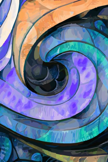 数字艺术 标题为“Abstract 14247” 由Hrdesign111, 原创艺术品, 数字油画