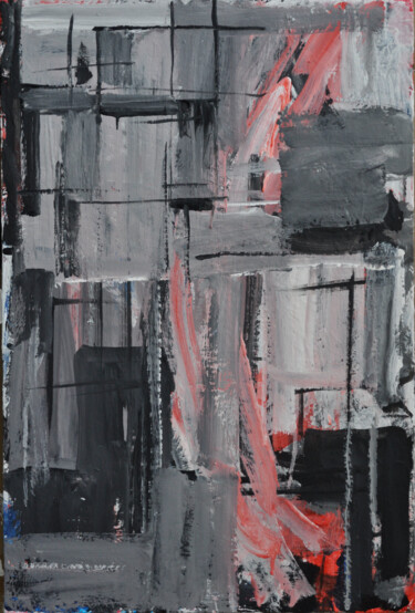绘画 标题为“56a1-kj50.j” 由Леонид Благинин, 原创艺术品, 丙烯 安装在artwork_cat.上