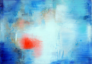 Painting titled "abstract, ohne tite…" by Konstantin Grabowski, Original Artwork, Pigments Mounted on Wood Stretcher frame