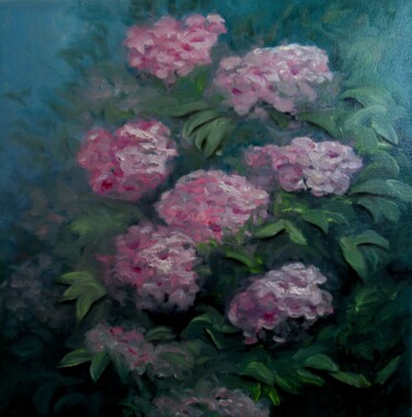Mateja Babnik - Hydrangea 绘画 标题为“Mateja Babnik - Hyd…” 由Mateja Babnik, 原创艺术品, 油