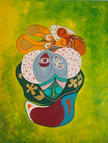 Painting titled "no name" by Serban Schwartz, Original Artwork, Oil