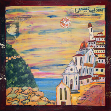 Painting titled "Orosei II" by Simon Grindrod, Original Artwork, Acrylic