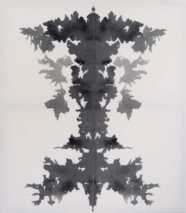 绘画 标题为“Black Mirroring #5” 由Astrid Stoeppel, 原创艺术品, 丙烯