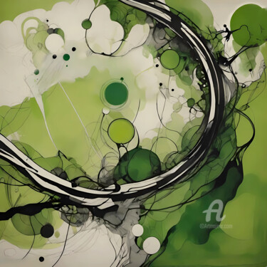 数字艺术 标题为“Abstract #1” 由Vincent Litoux, 原创艺术品, AI生成的图像