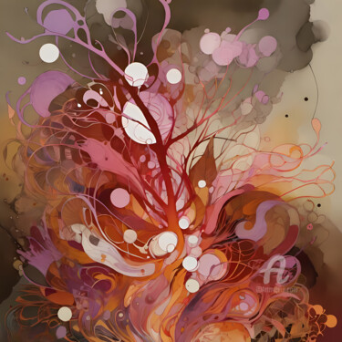 数字艺术 标题为“Abstract #2” 由Vincent Litoux, 原创艺术品, AI生成的图像