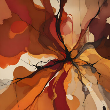 Digital Arts titled "Abstract #8" by Vincent Litoux, Original Artwork, AI generated image