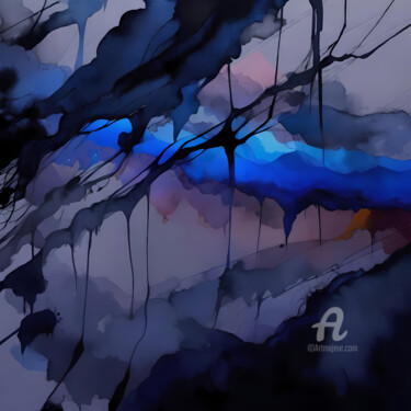数字艺术 标题为“Abstract #10” 由Vincent Litoux, 原创艺术品, AI生成的图像