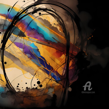 数字艺术 标题为“Abstract #13” 由Vincent Litoux, 原创艺术品, AI生成的图像