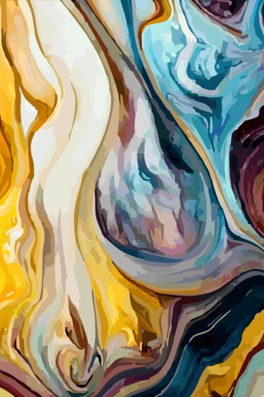 Abstract 14262 数字艺术 标题为“Abstract 14262” 由Hrdesign111, 原创艺术品, 数字油画