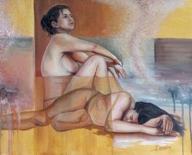 제목이 "girl in the paintin…"인 미술작품 Iryna Kaminska로, 원작, 기름