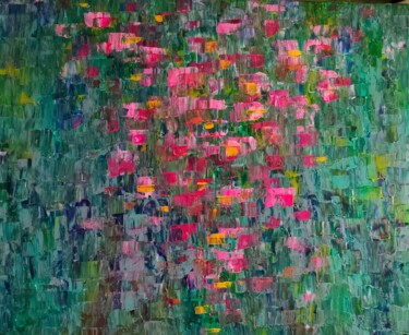 Peinture intitulée "27 septembre 2024" par Geneviève Baud Caizergues, Œuvre d'art originale, Acrylique Monté sur Châssis en…