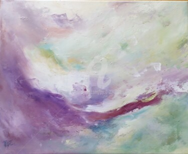 Composition violet vert