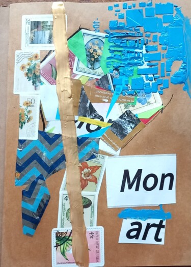Collages titled "mON ART" by Ronnie Kolner, Original Artwork, Collages