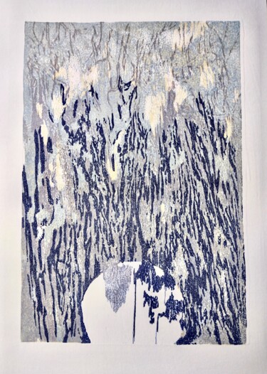 "sans titre" başlıklı Baskıresim Dominique Louis Heraud tarafından, Orijinal sanat, Ksilografi