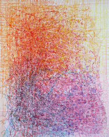 绘画 标题为“Untitled (Resolutio…” 由Arnold August Nobis, 原创艺术品, 丙烯 安装在其他刚性面板上