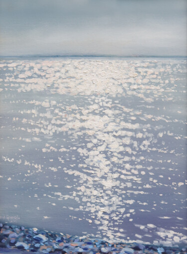 "Этюд «Блики»" başlıklı Tablo Юлия Горчакова tarafından, Orijinal sanat, Petrol Karton üzerine monte edilmiş