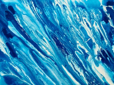 绘画 标题为“Déferlante” 由Vincent Diquelou Jezequel, 原创艺术品, 水粉