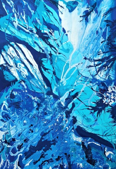 Peinture intitulée "Introspection" par Vincent Diquelou Jezequel, Œuvre d'art originale, Gouache Monté sur Carton