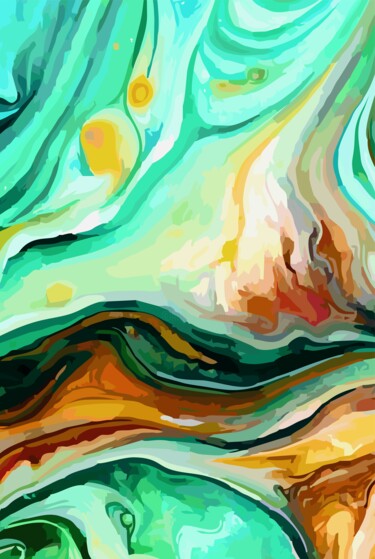 数字艺术 标题为“Abstract 14292” 由Hrdesign111, 原创艺术品, 数字油画