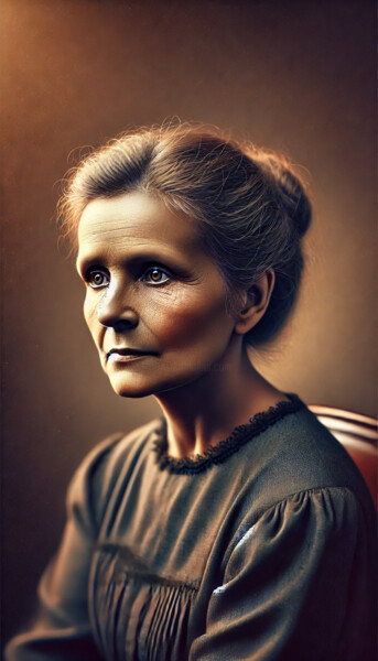 数字艺术 标题为“Marie Curie - Die P…” 由Daniel Bauer, 原创艺术品, AI生成的图像