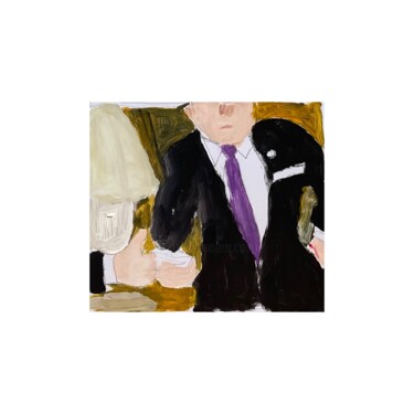 Peinture intitulée "The Hotel 3" par Irfan Ajvazi, Œuvre d'art originale, Acrylique