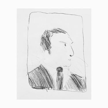 Tekening getiteld "Untitled III" door Irfan Ajvazi, Origineel Kunstwerk, Inkt