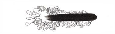 Drawing titled "Rocket of wonder" by Zueyen, Original Artwork, Ink