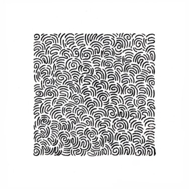Drawing titled "Abstraites arboresc…" by Zueyen, Original Artwork, Ink