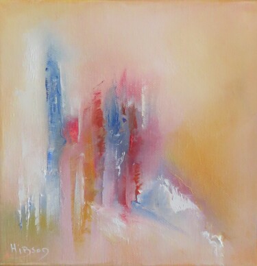 绘画 标题为“Horizon” 由Sandrine Hirson, 原创艺术品, 油 安装在木质担架架上