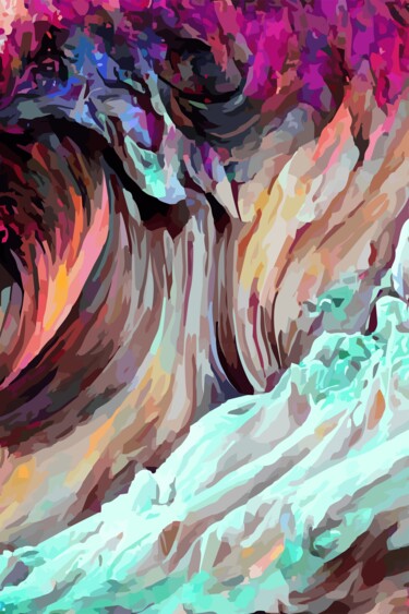 数字艺术 标题为“Abstract 14333” 由Hrdesign111, 原创艺术品, 数字油画