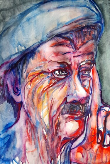 绘画 标题为“philosopher” 由Alexey Zhucovsky, 原创艺术品, 水彩