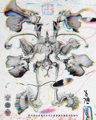 제목이 "From the white noise"인 디지털 아트 Anton Tantsev로, 원작, 2D 디지털 작업